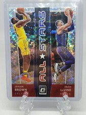 2021-22 Donruss Optic All-Stars Holo Fast Break #6 Jaylen Brown Zach LaVine