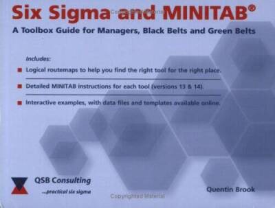Six Sigma and MINITAB - Ring-bound By Brook, Quentin - GOOD
