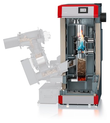 Commercial wood chip boiler PuroWIN100, 340,000 BTU/hr, non-EPA | eBay