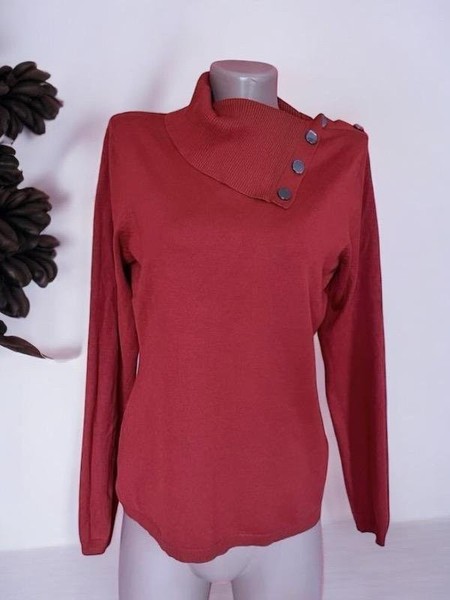 Women Phase Eight Sweater Coral Viscose 40 / L /