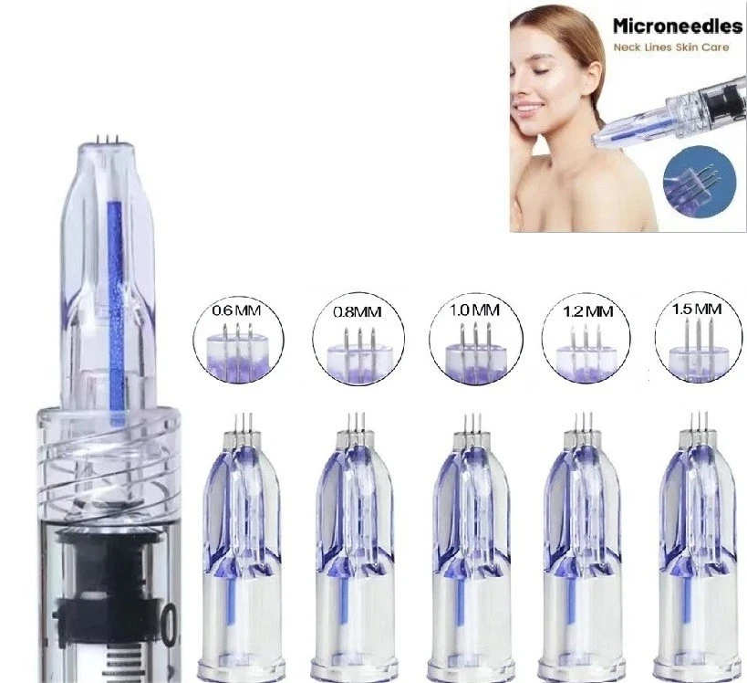 Crystal 3/4/5 Pin Needle Mesotherapy Anti Aging Eyes Neck Lines Skin Care 32/34G - Image 3 of 4