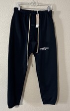 Fear of God Essentials Sweatpants Black size Large Free Shipping