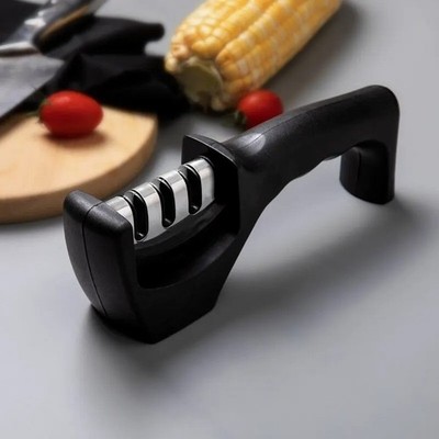 Knife Sharpener 3 Stage Professional Tungsten Kitchen Sharpening System Tool