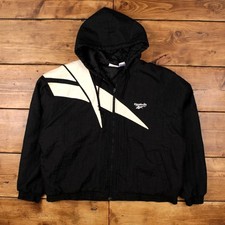 Vintage Reebok Track Jacket L 90s Windbreaker...