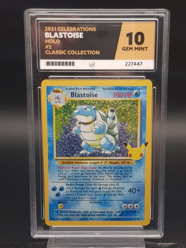 Blastoise 2/102 Celebrations Classic Collection Holo Rare