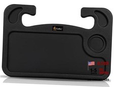 2 in 1 Car Steering Wheel Desk Tray for Laptop Car Mount with Medium-Black