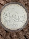 2010-P Yosemite National Park 5 oz Silver Quarter  with TONER RING . 999 US Mint
