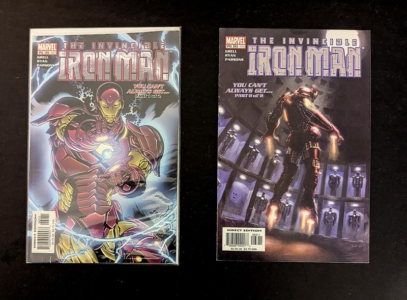 Iron Man: You Can't Always Get...Comic Book Lot - Tony Stark - Marvel Comics