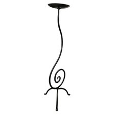 Candelabro da terra in ferro battuto. SPIRALE