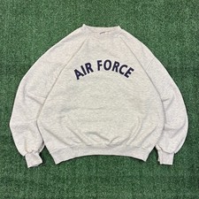 Vintage 90s Jerzees Air Force Crewneck Sweatshirt