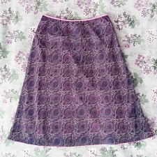 Vintage Wrapper Y2K Paisley Purple Fairy Style Skirt