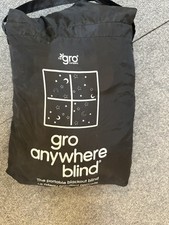 The Gro Company Anywhere Blackout Blind - **** With Small Repaired Rip - Black
