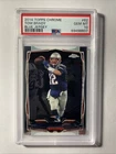2014 Topps Chrome TOM BRADY Blue Jersey #62 PSA 10 Gem Mint Patriots GOAT QB