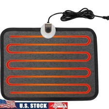 Heated Floor Mat Foot Warmer Energy Saving 55W 7 Temp Settings Under Desk New