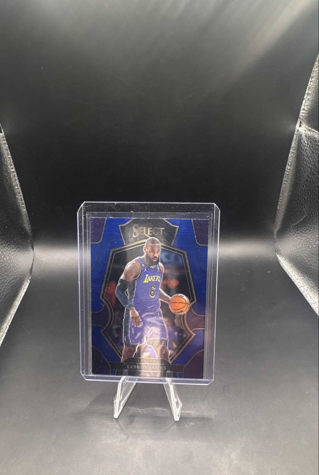 2022-23 Panini Select - Premier Level LeBron James #126 Blue Prizm