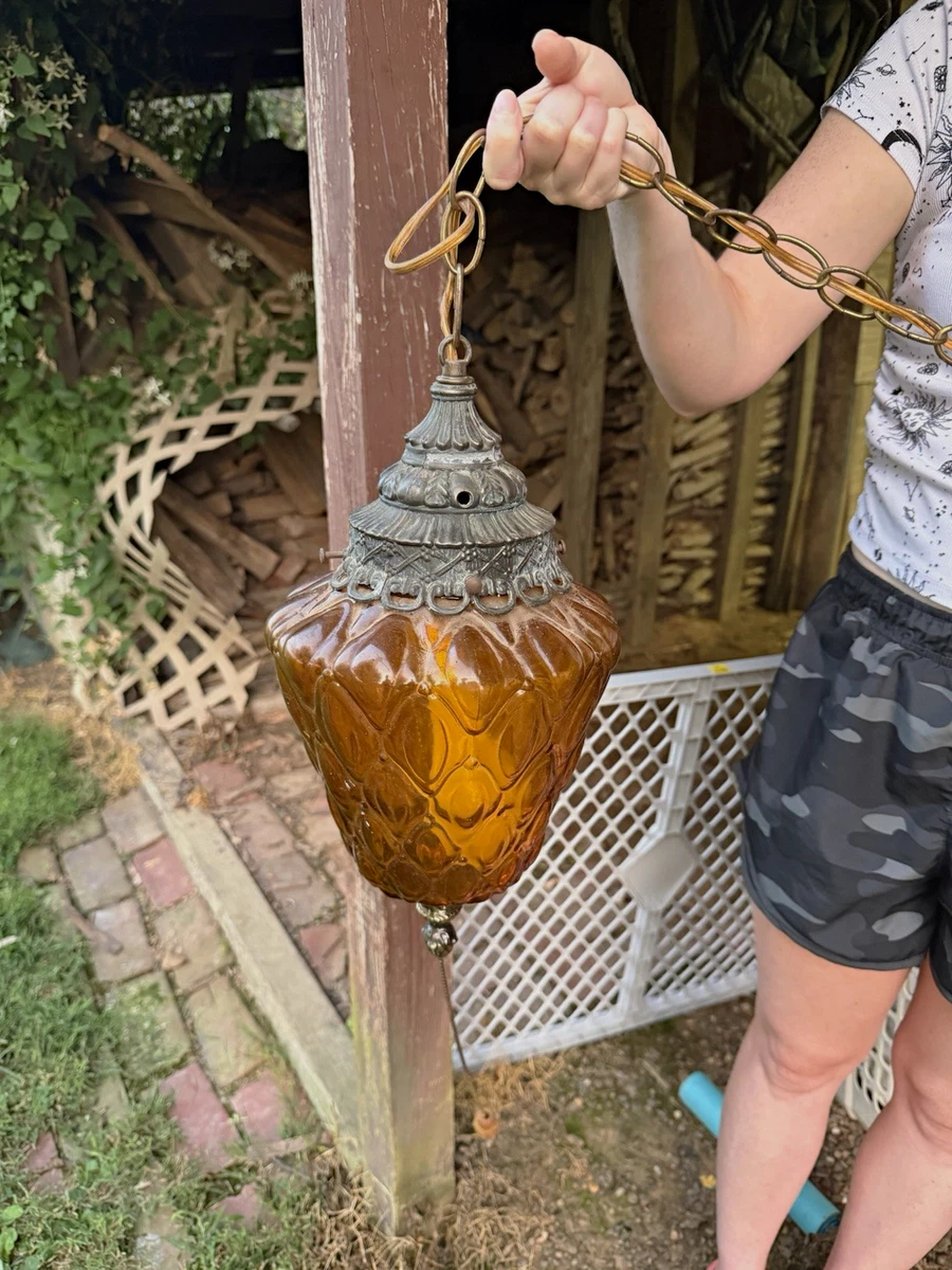 amber glass chandelier products for sale | eBay