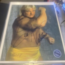 Greg “The Hammer” Valentine Signed Color 8x10 PWC NWA WWE HOF