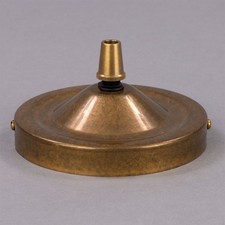 Metal Ceiling Rose Cord Grip 10cm Five Colour Finishes Pendant Light Fitting