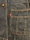 Rare Vintage 70’s Levis Women’s Denim Blazer Orange Tab Cursive L Label Jacket — photo 3
