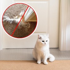 Carpet Protector Pets 3.28FT Doorway Anti Cat Scratch Plastic Mat 1 PCS
