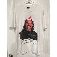 AC Racing Legend Lives On 1993 T Shirt XL Screen Stars Best Men's White