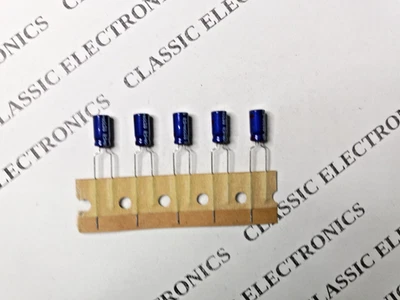 Lot of Panasonic Matsushita 1uF 50V 85C Electrolytic Capacitor Radial Leads