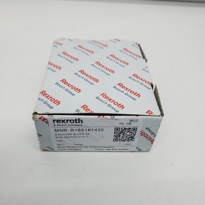 Bosch Rexroth R165181420 Linearführung Wagen KWD-020-FNS-C1-N Runner Bloc_0.45_5