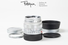 Leica Summilux-M 50mm F1.4 - Silver / v2 / E43 with hood  UV filter 91-93 new 