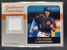 Gordon, Nick - 2019 Heritage Minor League - Swatch - Clubhouse Collection