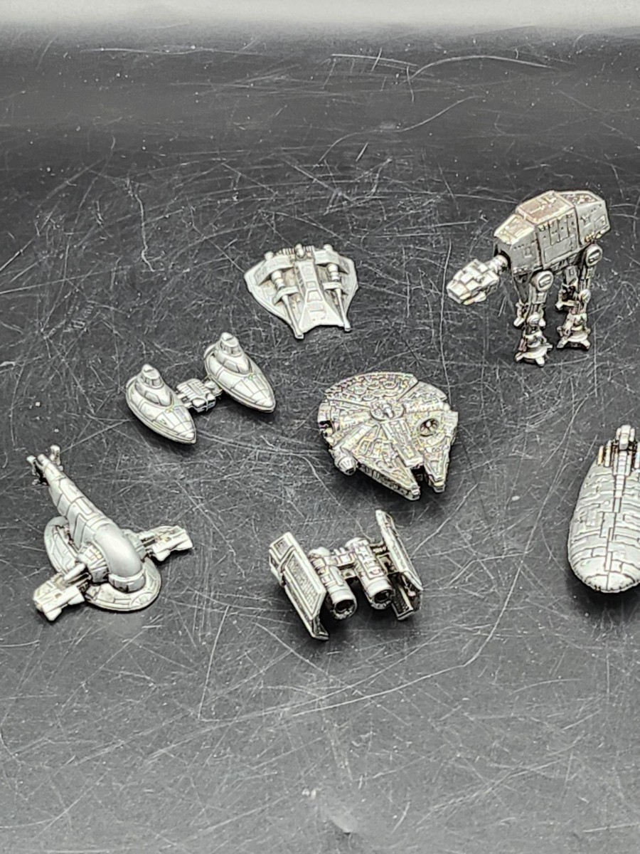 Vintage 1993/94 Star Wars Micro Machines Limited Edition Silver