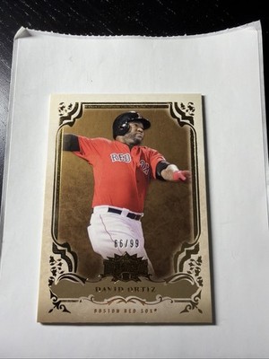 2013 Topps Triple Threads David Ortiz Gold # D /99 HOF Red Sox