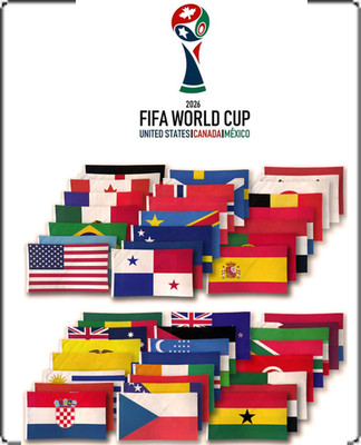 SALE SALE World Cup 2026 Flaggen Pack 5FT x 3FT England Schottland GÜNSTIGSTE IN UK