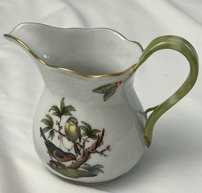 Herend Rothschild Bird Creamer Pitcher 6 oz 1643 EXCELLENT - Motif 2