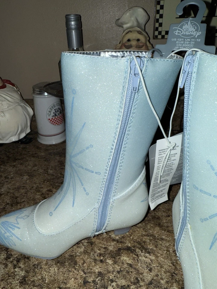 Niñas Geniune Disney Store Anna Elsa Frozen 2 Disfraz Botas 13/1 Nuevo Foto 4 de 4