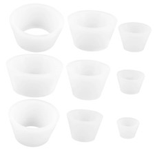 9Pcs Buchner Funnel Filtration Kit, Silicone Filter Adapter, Flask Adapter Kit,
