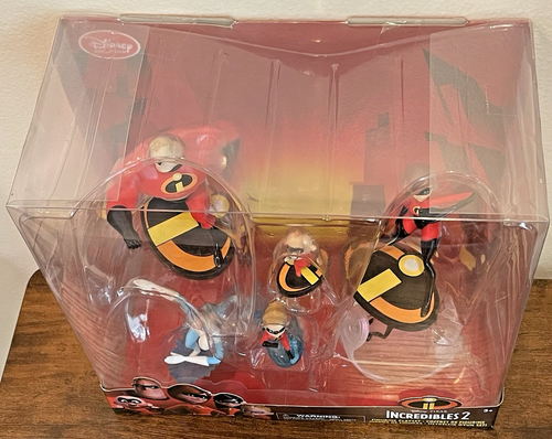 Juego de 6 figuras de acción Disney Pixar Los Increíbles 2 nuevas en caja - Imagen 11 de 16