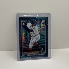 2024 Bowman Chrome Prospects Waner Luciano Blue Reptilian /150 Refractor Astros 