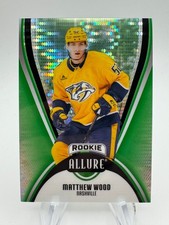 2025-26 Allure Hockey MATTHEW WOOD Green Quartz Rookie /99 #119 Predators