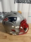 Christian Gonzalez Signed Replica Helmet Full Size New England Patriots Beckett