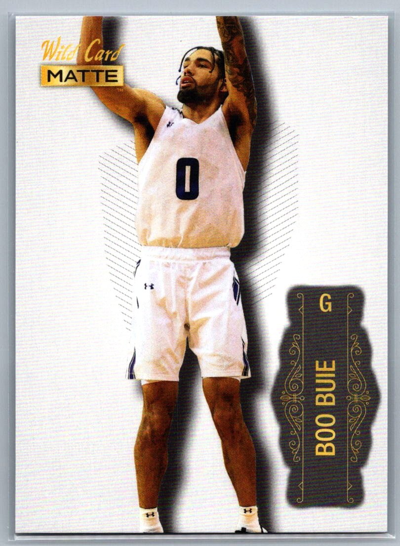 2022 Wild Card Matte #MB-8 Boo Buie