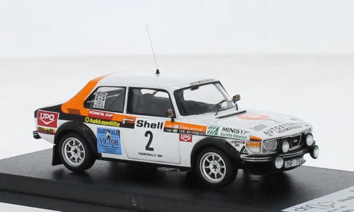 wonderful resin-modelcar 1/43 Saab 99 TURBO #2 4TH HANIKKIRALI 1981 BLOMQVIST - Image 4 of 4