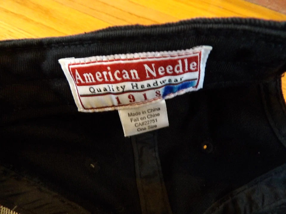 AMERICAN NEEDLE AHL MANITOBA MOOSE SLOUCH ADJUSTABLE STRAPBACK HAT ONE SIZE - Image 4 of 4