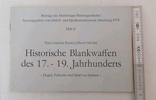 Broschüre, Heft, Militaria, Blankwaffen 17.-19. Jahrhundert, Degen, Säbel,Heft11