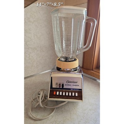 Vintage Osterizer Pulse-Matic Imperial Blender   10-Speed Solid State