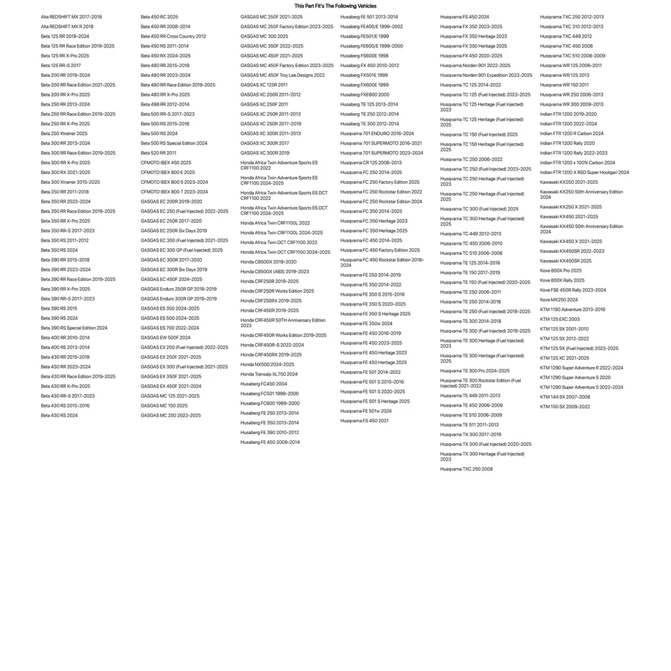 Tusk Chub 1 1/8" Big Bar KTM Bend negro para Husaberg Fe501/E 1999 Foto 2 de 4