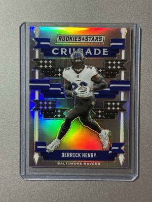 Derrick Henry Baltimore Ravens Panini Rookies & Stars NFL 2024 CRUSADE SILVER
