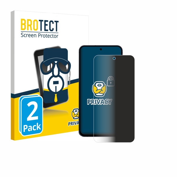 2X Blickschutzfolie FüR Samsung Galaxy A55 5G Enterprise Edition Displayschutz-image