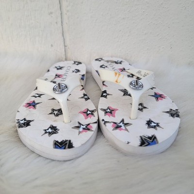 Coach Abigail Star Print flip flops Size 5 