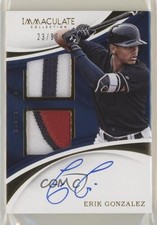 2017 Panini Immaculate Signature Rookie 23/99 Erik Gonzalez Patch Auto 0zj6