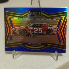 KEN SCHRADER 2025 SELECT RACING NASCAR PIT ROAD #129 BLUE PRIZM 098/175